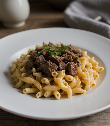 Macaroni & Beef Simple Supper recipe image