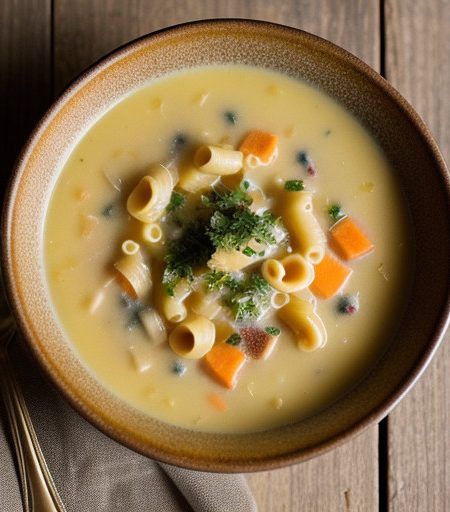 Macaroni & Cheese Soup recipe image