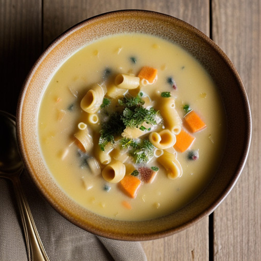 Macaroni & Cheese Soup recipe image