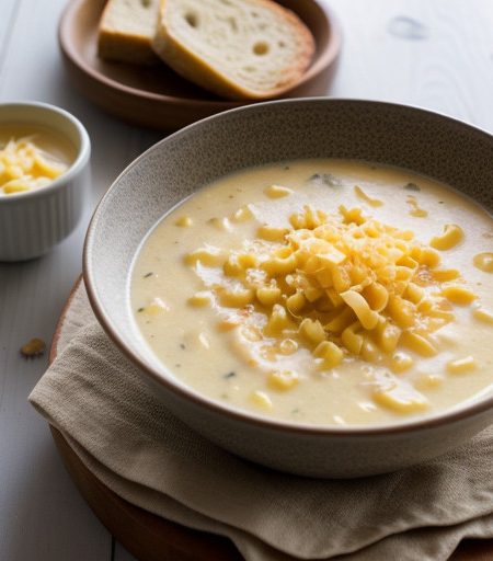 Macaroni & Cheese Soup recipe image