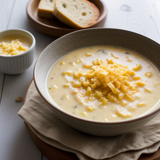 Macaroni & Cheese Soup recipe image