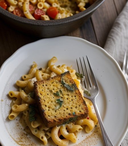 Macaroni Cheese & Tomatoes recipe image