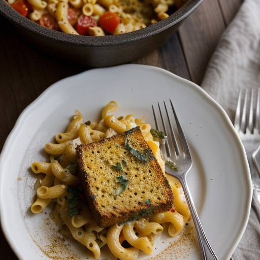 Macaroni Cheese & Tomatoes recipe image
