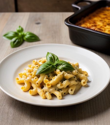 Macaroni~ Cheese & Tomatoes recipe image