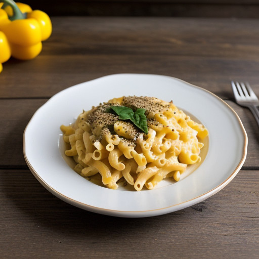 Macaroni & Cheese With Peppers recipe image