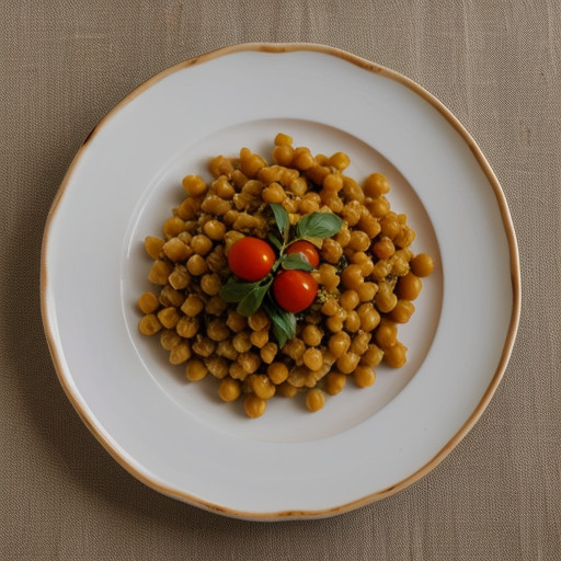 Macaroni~ Chick Peas~ Tomatoes recipe image