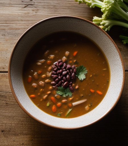 Macaroni & Red Bean Soup recipe image