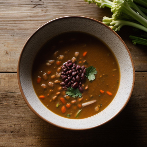 Macaroni & Red Bean Soup recipe image