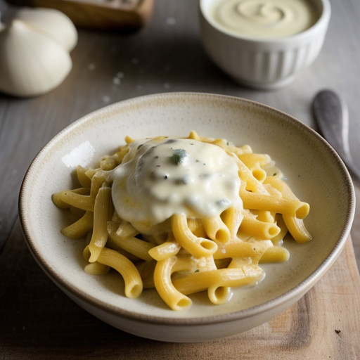 Macaroni & Vegetables With Cheese Sauce recipe image