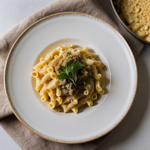 Macaroni and Cheese With Vegetables recipe image