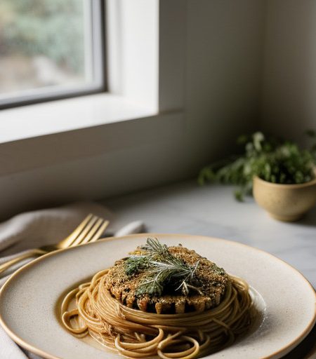 Macaronia Me Voutyro - Pasta With Brown Butte recipe image