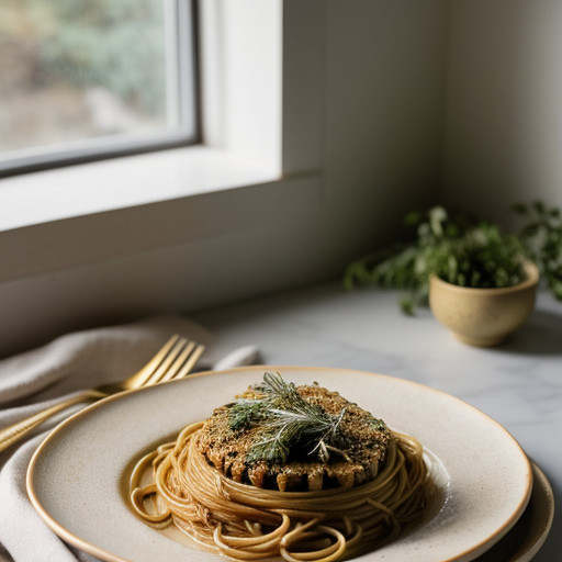 Macaronia Me Voutyro - Pasta With Brown Butte recipe image