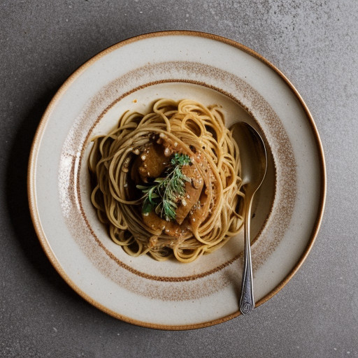 Macaronia Me Voutyro - Pasta With Brown Butter Sauce recipe image