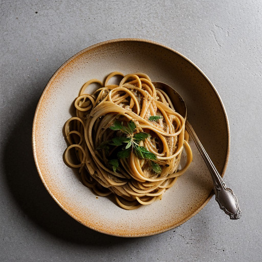 Macaronia Me Voutyro - Pasta With Brown Butter Sauce recipe image