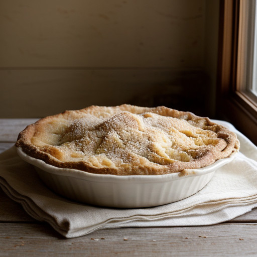 Macintosh Apple Cobbler With Vanilla Ice Crea recipe image