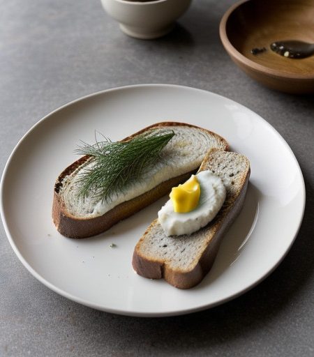 Mackerel With Mustard Toasts - Country Cooking recipe image