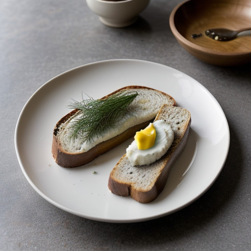 Mackerel With Mustard Toasts - Country Cooking recipe image