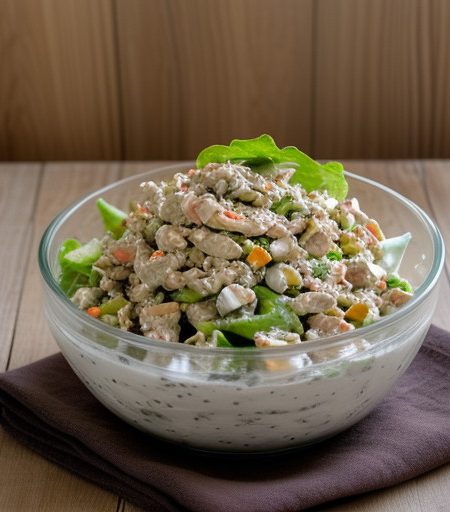 Mai Fun Chicken Salad With Hoisin Dressing recipe image