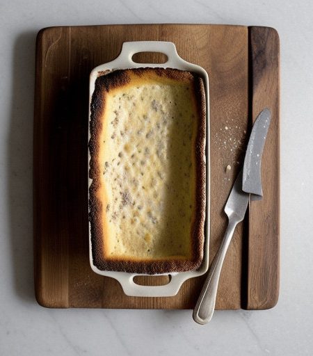 Maida Heatter's Lemon Bread Pudding recipe image