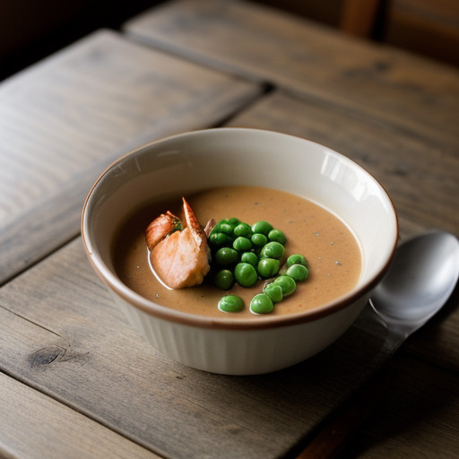 Maine Lobster & Cream English Peas Sauce recipe image