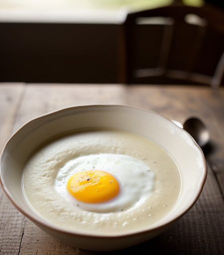 Majkrem Leves (Cream of Liver Soup recipe image