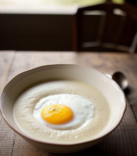 Majkrem Leves (Cream of Liver Soup recipe image