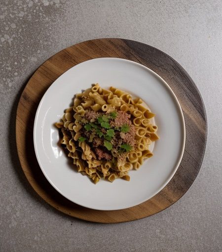 Makaronia Se Forma Me Kima (Macaroni & Hamb. recipe image
