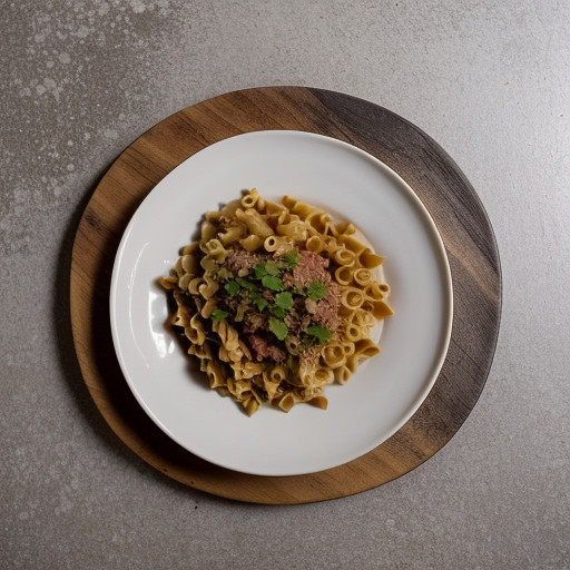 Makaronia Se Forma Me Kima (Macaroni & Hamb. recipe image