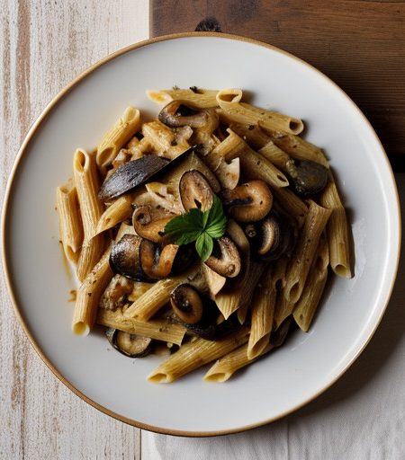 Make-Ahead: 3 Cheese Baked Penne With Roasted recipe image