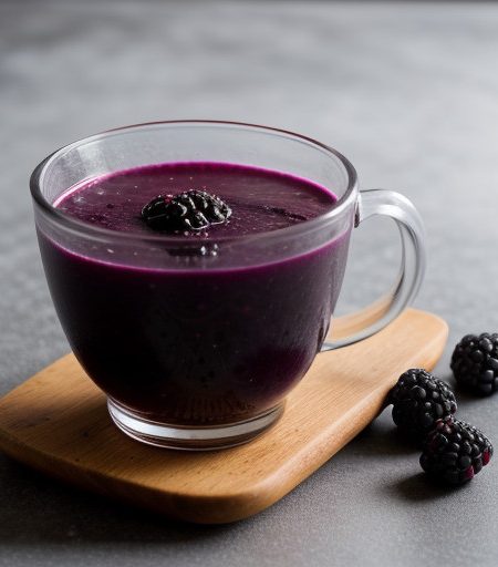 Makvlis Supi (Blackberry Soup recipe image
