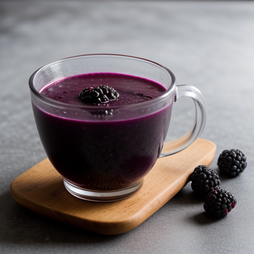 Makvlis Supi (Blackberry Soup recipe image