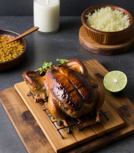 Malay Barbecued Game Hens With Sweet Spicy Li recipe image