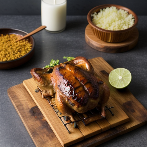 Malay Barbecued Game Hens With Sweet Spicy Li recipe image