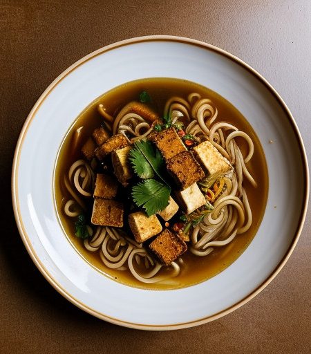 Malaysian Hot Noodles With Tofu recipe image