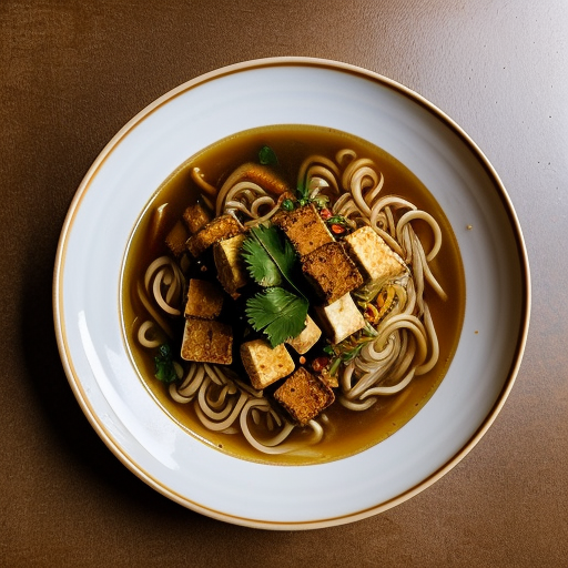 Malaysian Hot Noodles With Tofu recipe image