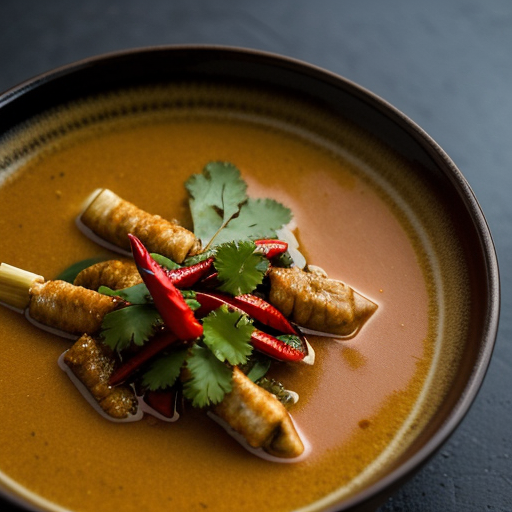 Malaysian Squid Satay With Dipping Sauce recipe image