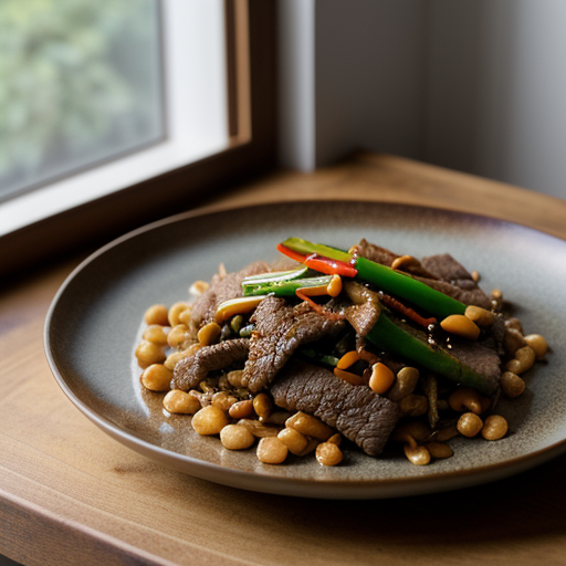 Malaysian Stir-Fried Beef With Vegetables recipe image