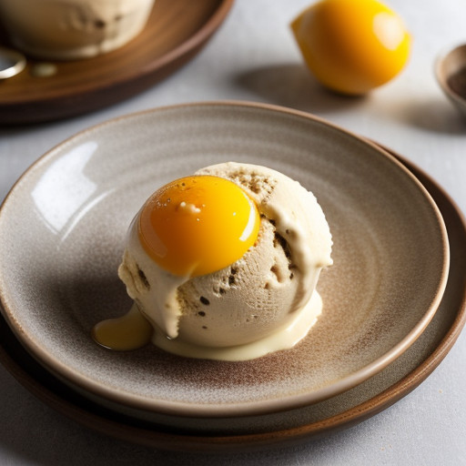 Malt Ice Cream recipe image