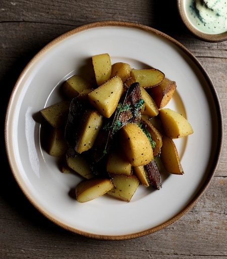 Maluns / Long-Fried Potatoes~ Graubuenden Sty recipe image