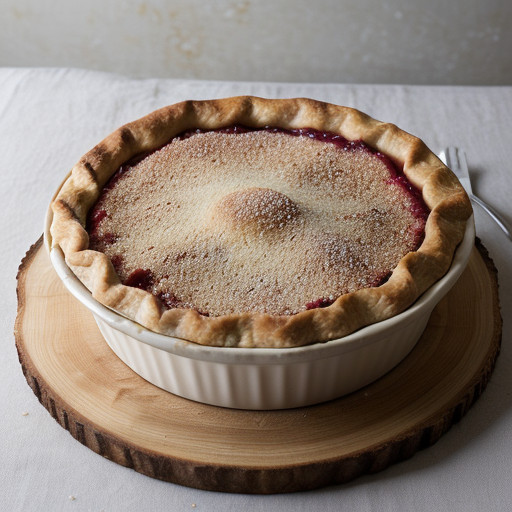 Mama's Apple & Rhubarb Pie recipe image