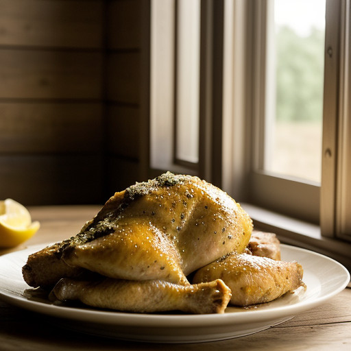 Mama's Lemon Chicken (Dom Deluise Cookbook ( recipe image