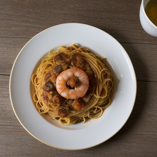 Mama's Shrimp Spaghetti recipe image
