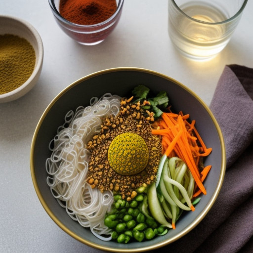 Mandalay Nangyi (Rice Noodle Salad With Curri recipe image