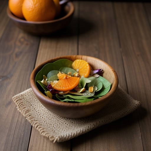 Mandarin Almond Salad recipe image