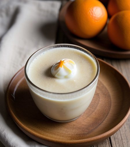 Mandarin Cherry Eggnog Ring recipe image
