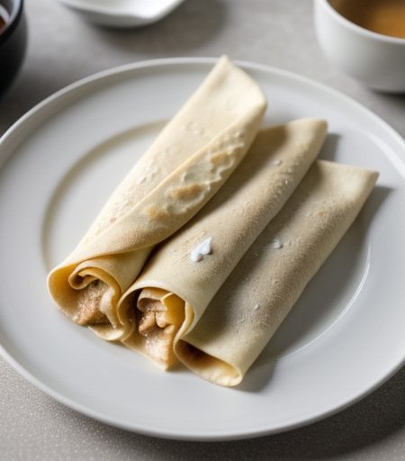 Mandarin Chicken Crepes recipe image
