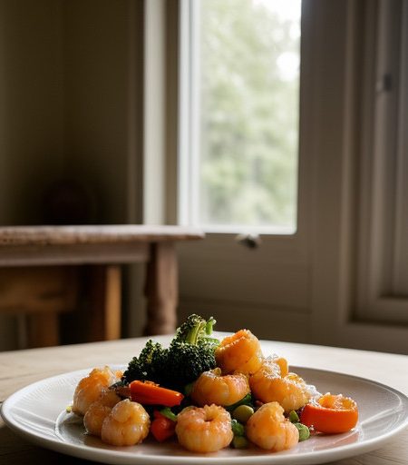 Mandarin Shrimp & Vegetables recipe image