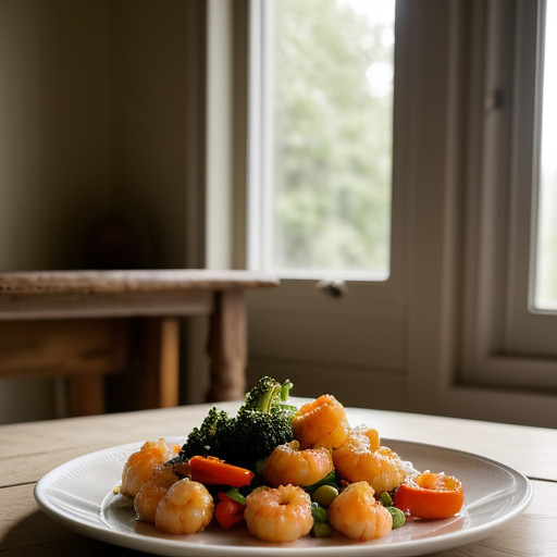 Mandarin Shrimp & Vegetables recipe image