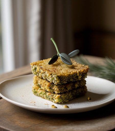 Mange-Tout With Pine Nuts recipe image