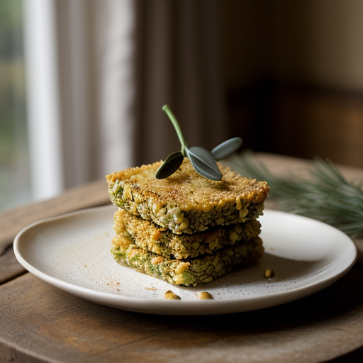 Mange-Tout With Pine Nuts recipe image